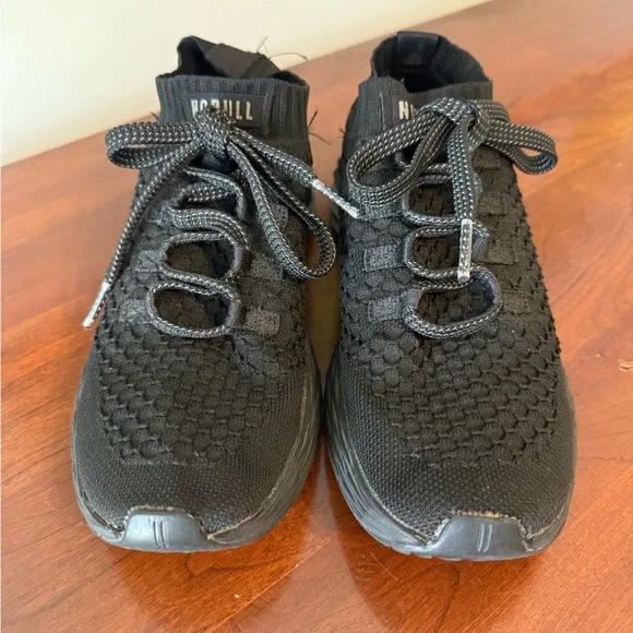 NOBULL Knit Runner Sneakers Black | Sock Style Trainer | Women’s Size W10/M8.5 - Picture 4 of 10